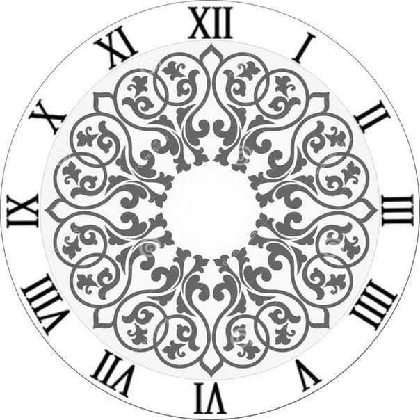 Орнамент часов