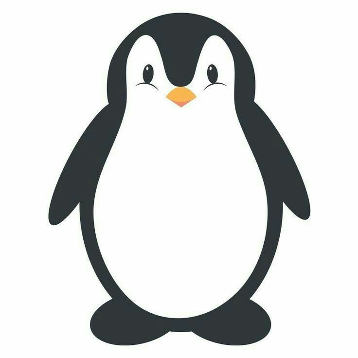 Пингвин контур