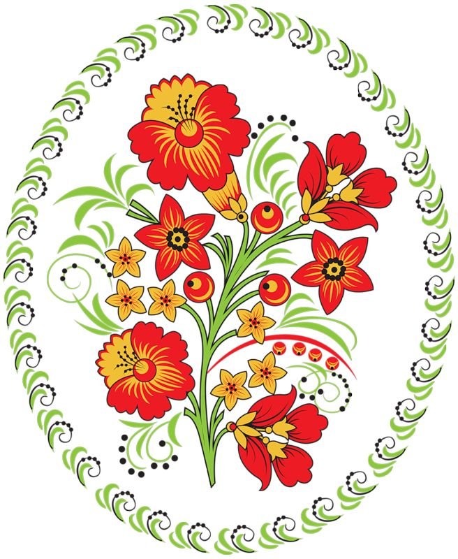 Хохлома узоры