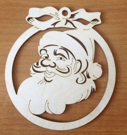 Новогодние игрушки из фанеры