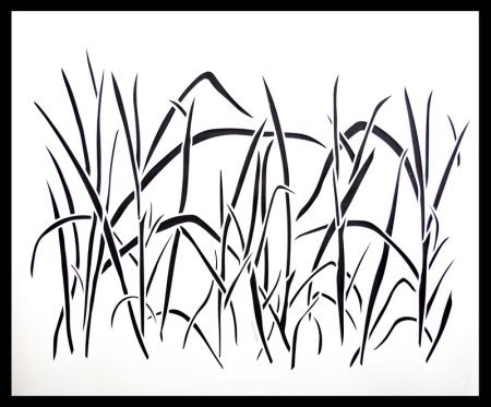 Трафарет травы