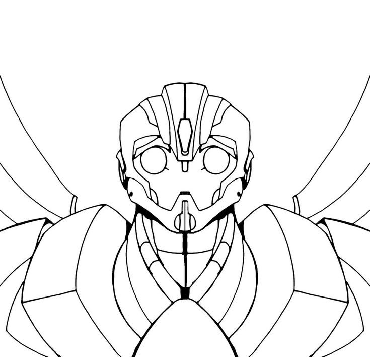 Bumblebee трансформер раскраска