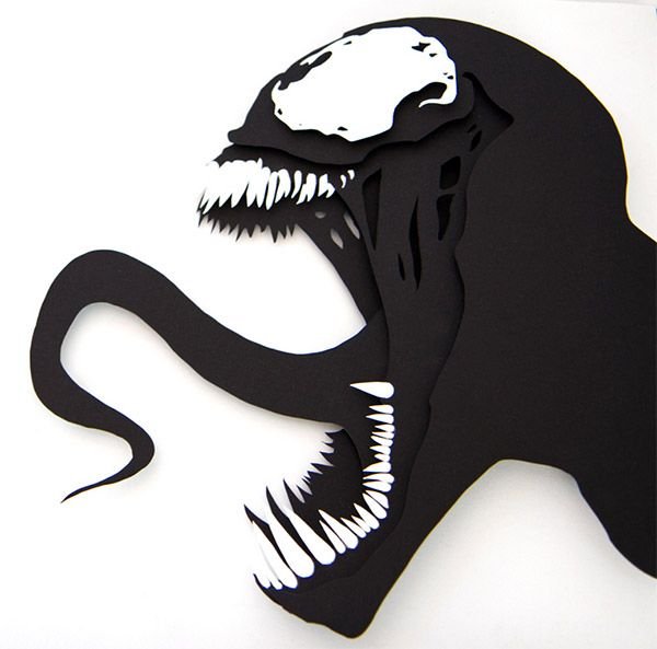 Веном трафарет