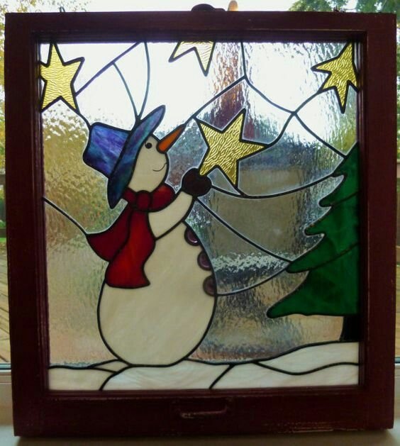 Витражи на стекле