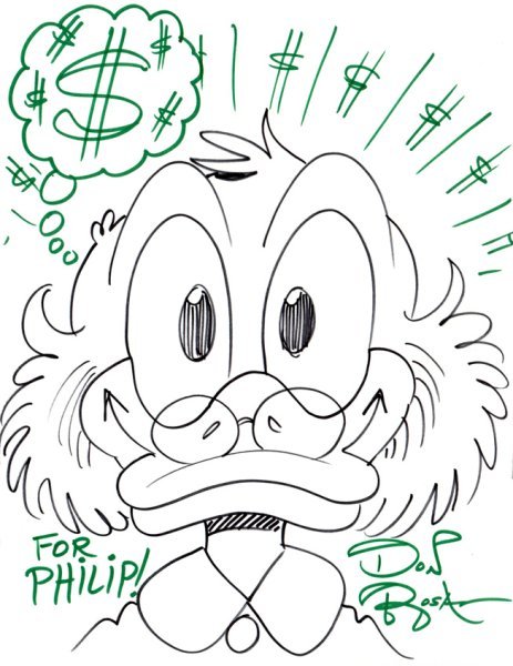 Скрудж макдак рисунок