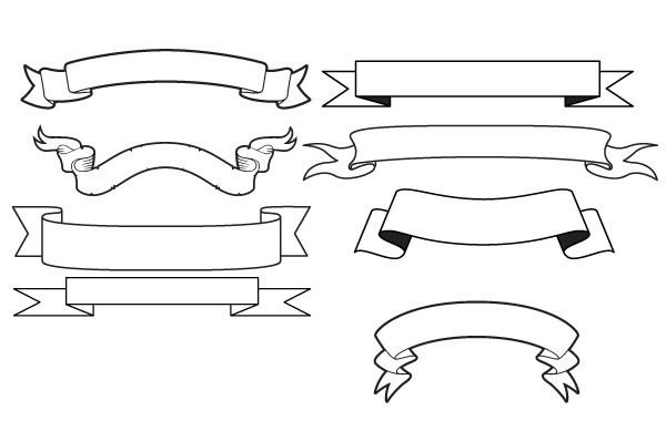 Ленточка рисунок