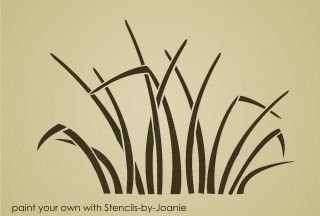 Травка трафарет