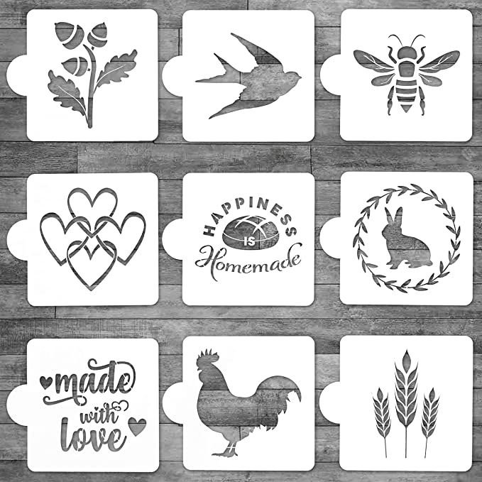 Хлеб трафарет для вырезания