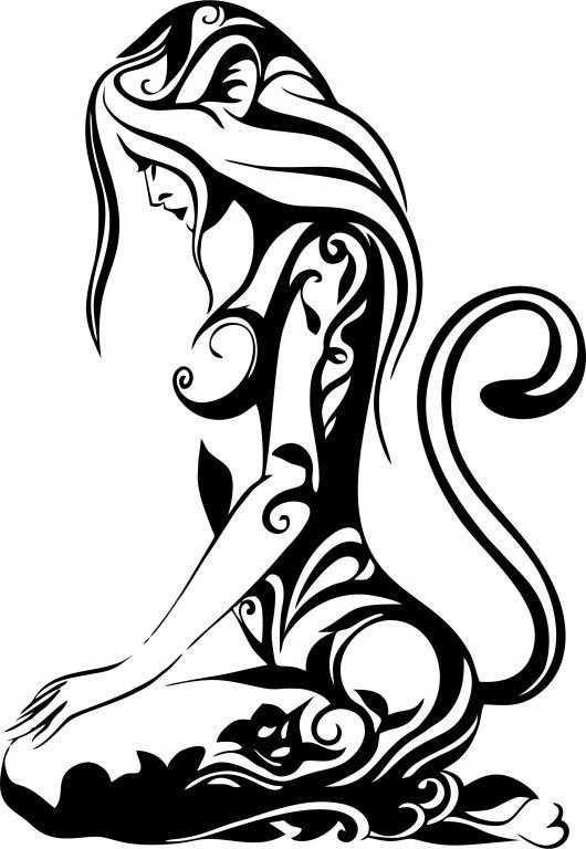 Силуэт девушки