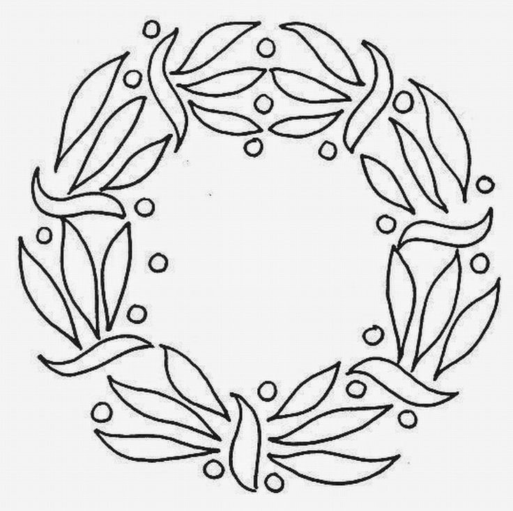 Узор в круге