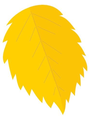 Листики желтые для детей