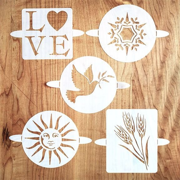 Трафарет для посыпки