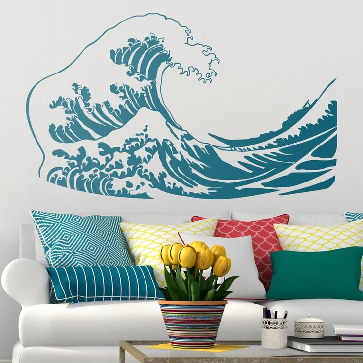 Волна стикер