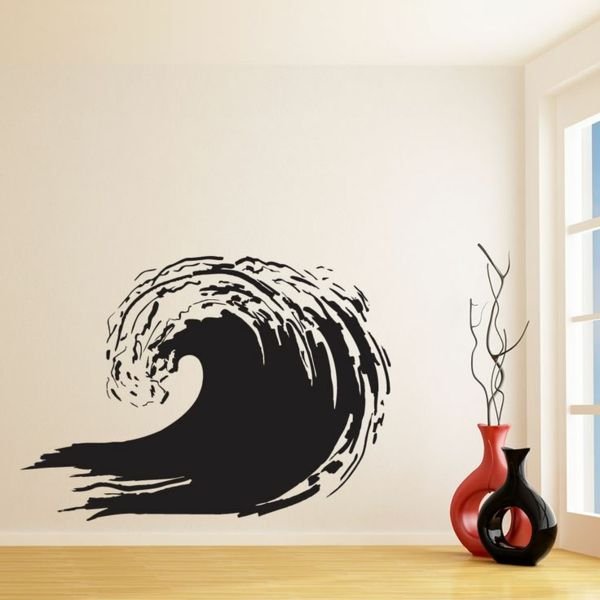 волн на стену