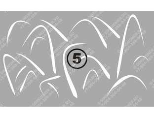 Трафарет камуфляж камыш