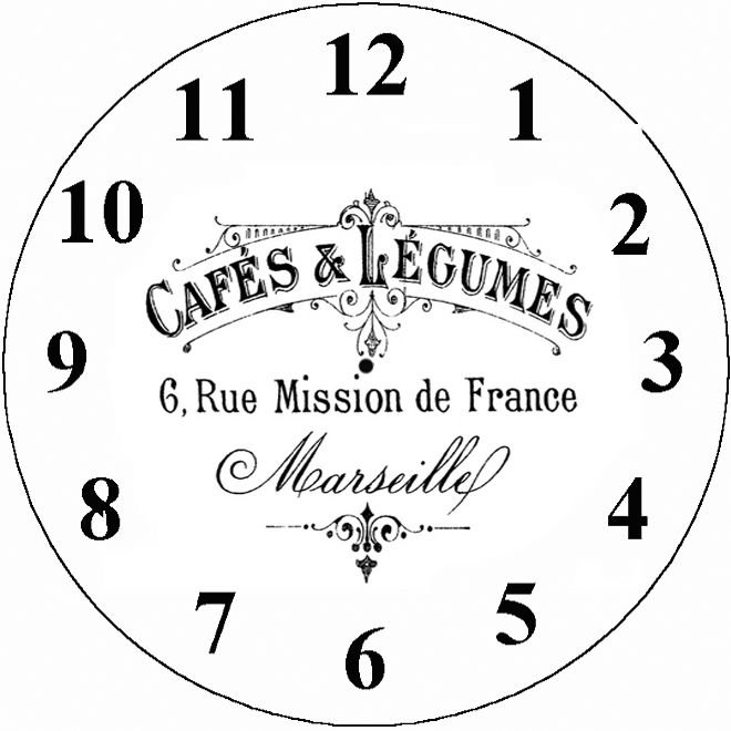 Циферблат часов для печати