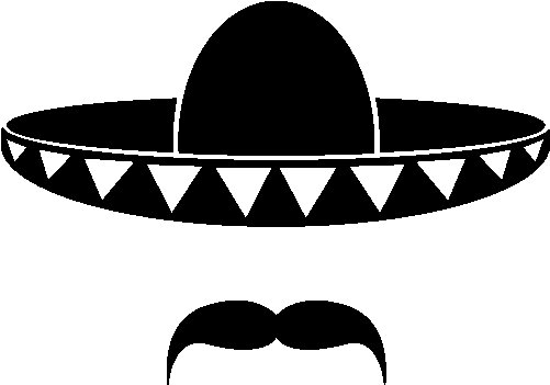 Узор мексиканской шляпы