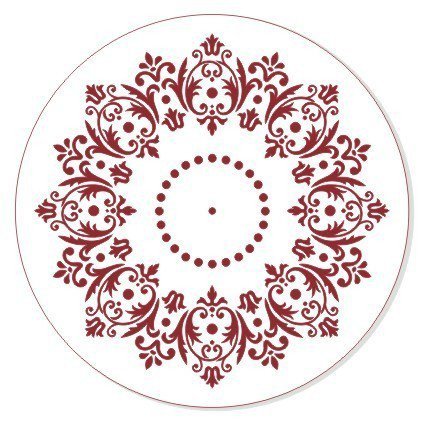 Трафарет круглый