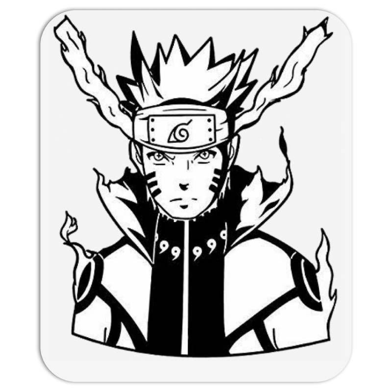 Черно белые наклейки аниме Наруто