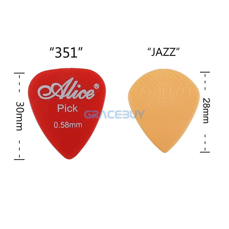 Размеры медиатора для гитары