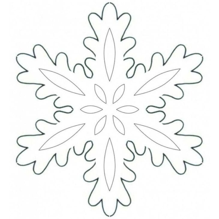 Снежинки для вырезания