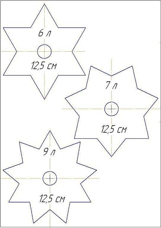 Бант трафарет