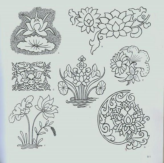 Растительные узоры и орнаменты