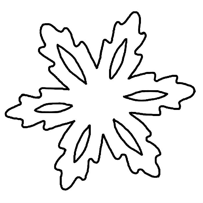 Снежинки на окна трафареты