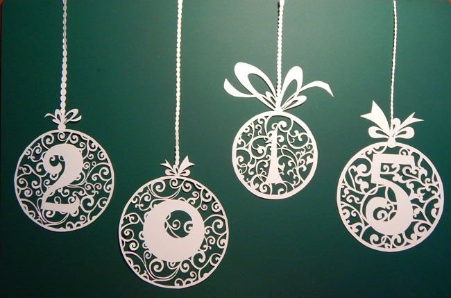 Подвески вытанки новогодние