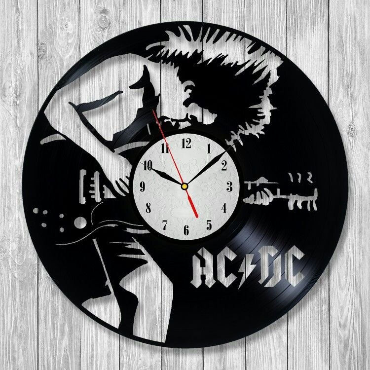 Часы из винила AC DC
