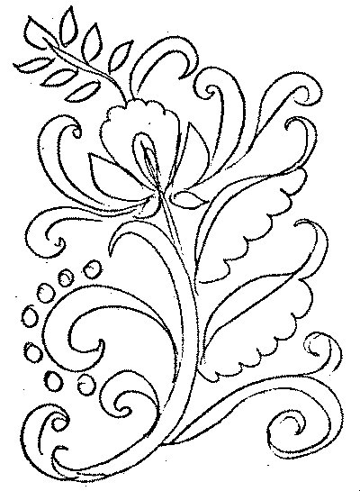 Орнамент раскраска для детей