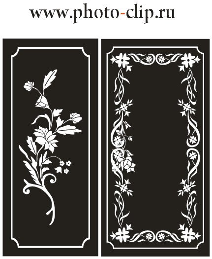 Трафарет для кухонных фасадов