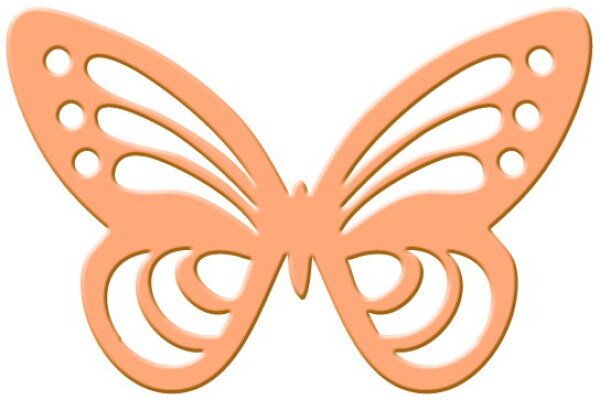 Шаблон бабочки