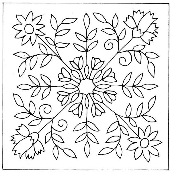 Узоры на платках