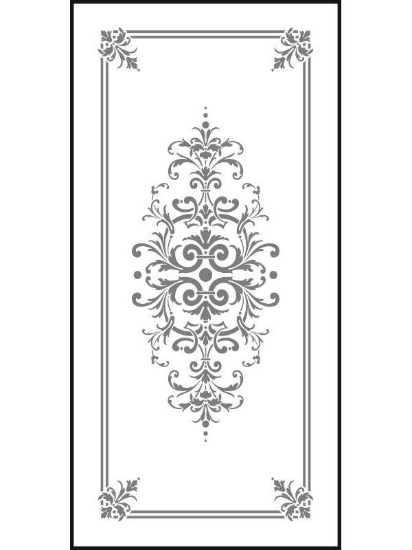 Пескоструйный орнамент на стекле