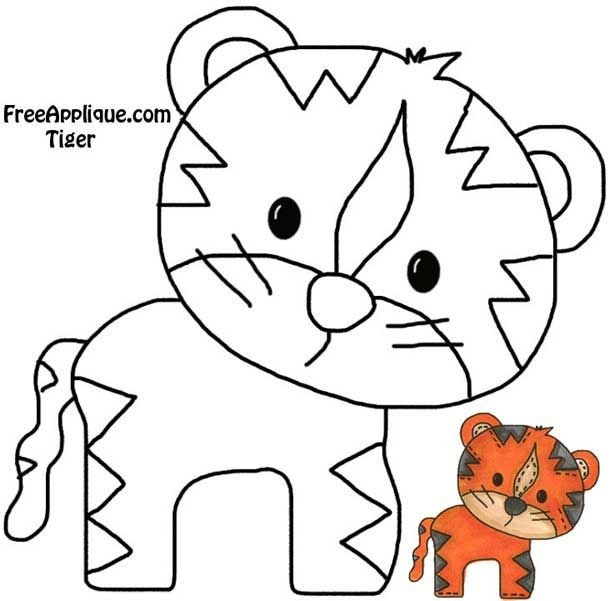 Схемы для аппликаций из ткани