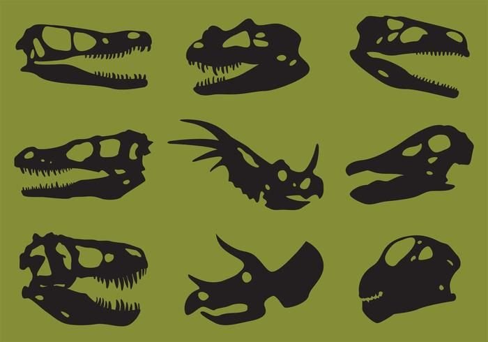 Силуэт динозавра