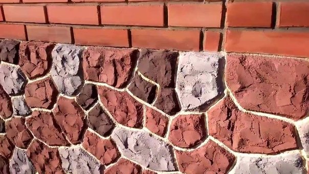 Декоративная отделка цоколя