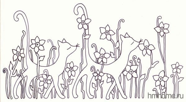 Трафареты для росписи по стеклу