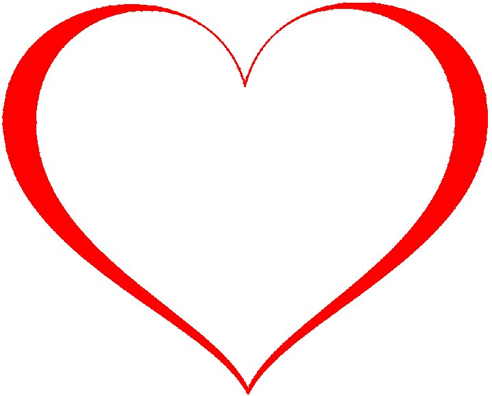 Трафарет сердечки