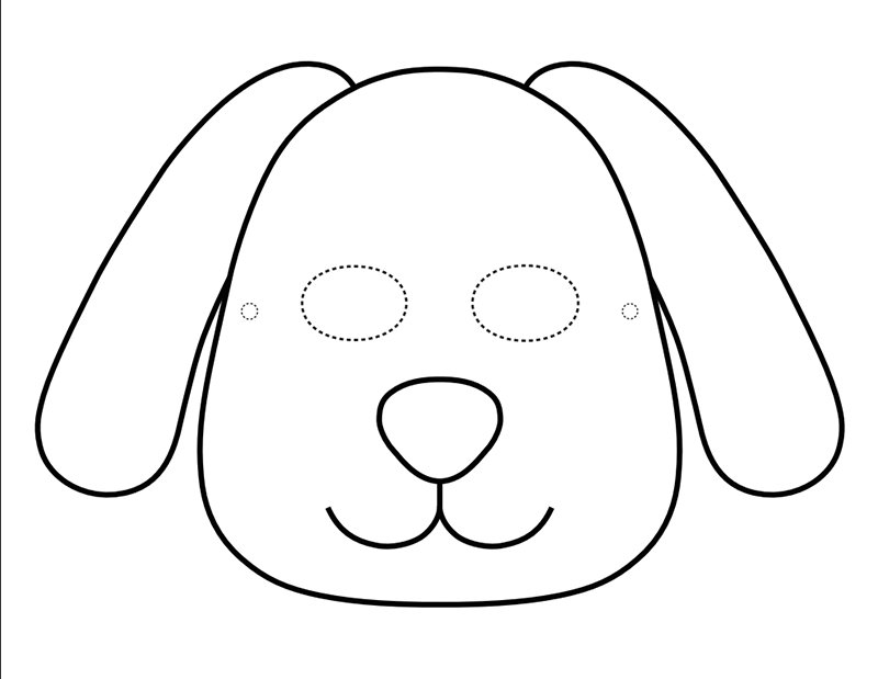 Маска ''собака''