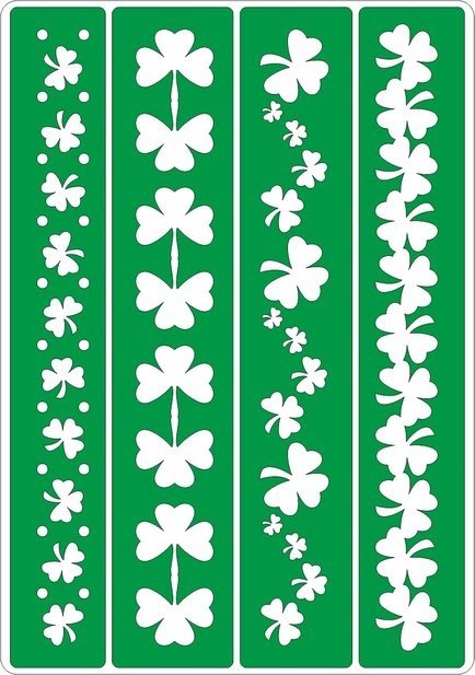 Трафарет на клеевой основе