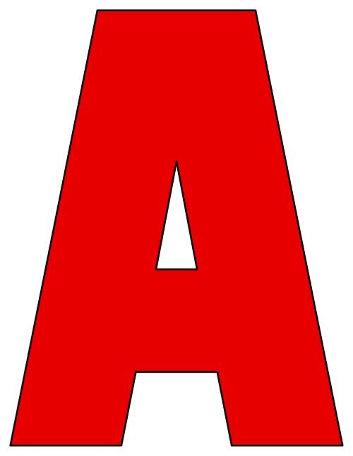 Трафареты буквы красного цвета 29 фото