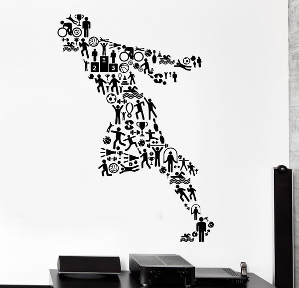 Интерьерные трафареты на стены