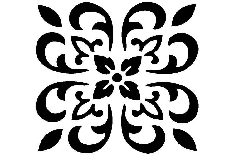 Трафарет узоры