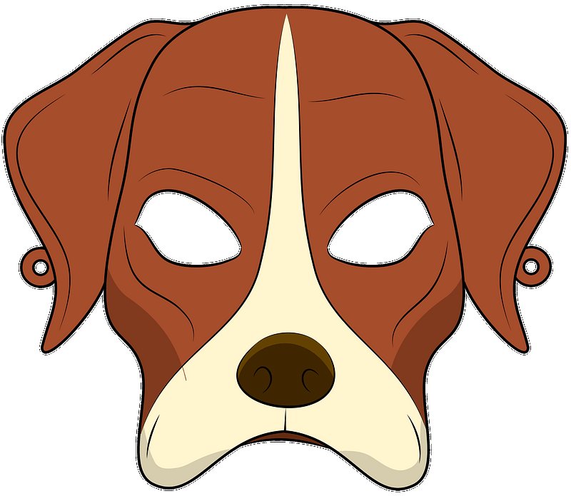 Маска ''собака''