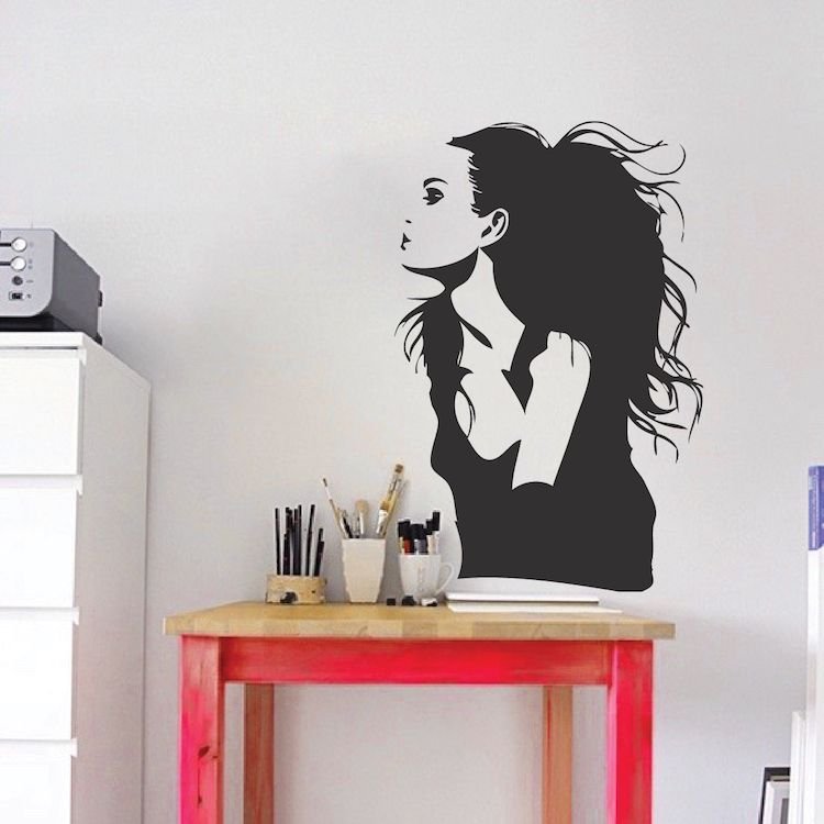 Роспись стен в салоне красоты