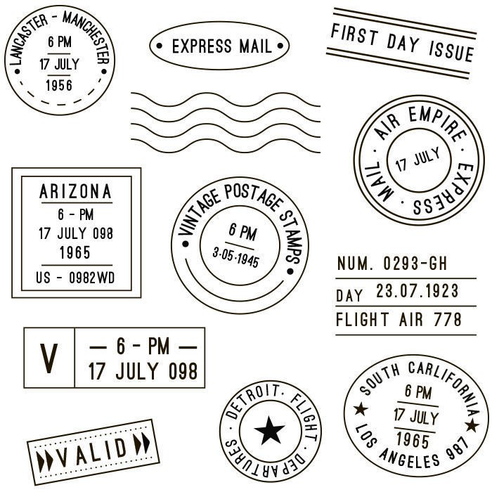 Штампы Скрапбукинг