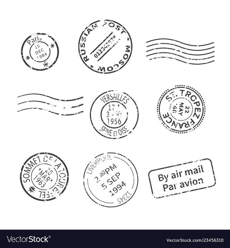 Печати и штампы для писем