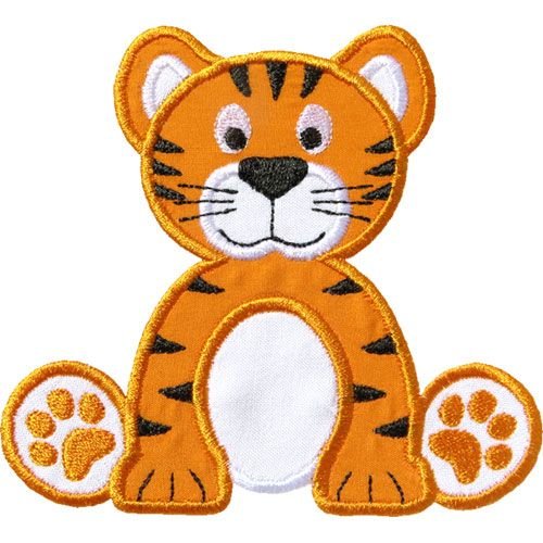 Аппликация тигр